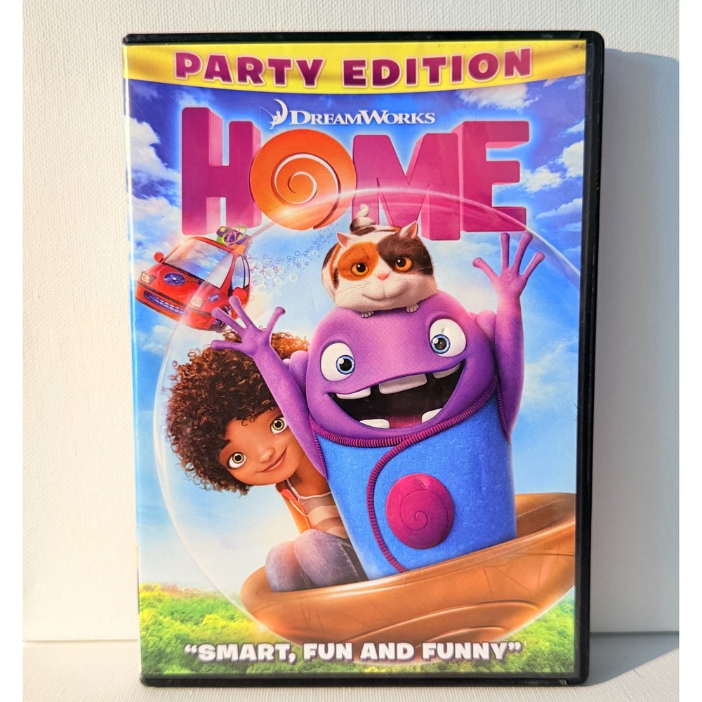 Home 2015 DVD PG Party Edition Animated Rihanna Jim Parsons Steve Martin Tim